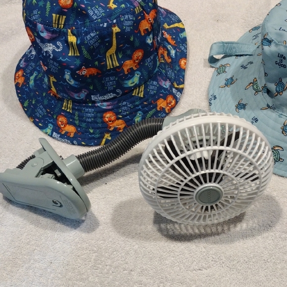 Kids' Comfortable And Stylish Blue and Light Blue Bucket Hats - Picture 4 of 4